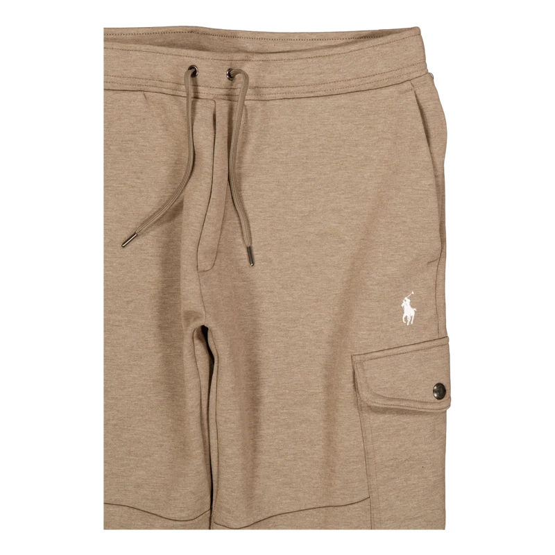 Double-Knit Cargo Jogger Pant Dark Taupe Heather