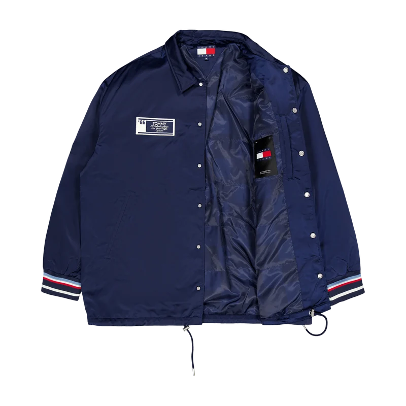 Tjcu Long Varsity Coach Jacket Carbon Navy