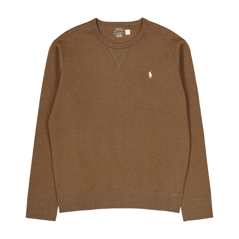 Marled Double-Knit Sweatshirt Cedar Heather