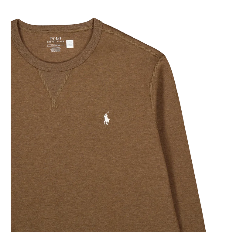 Marled Double-Knit Sweatshirt Cedar Heather