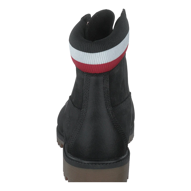 6" Prem Rubber Cup Boot Black