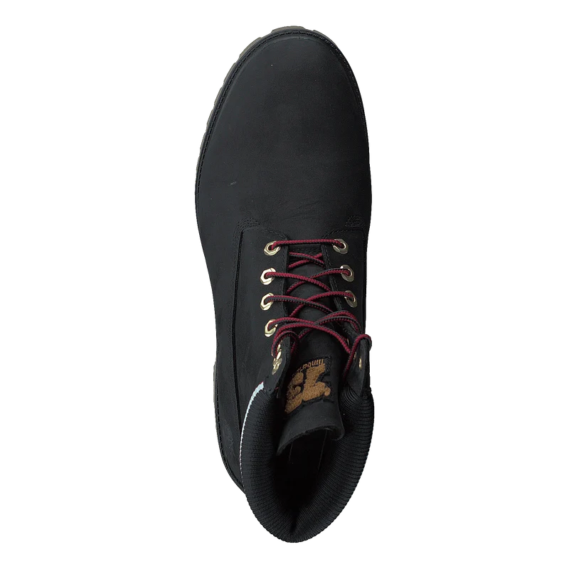 6" Prem Rubber Cup Boot Black
