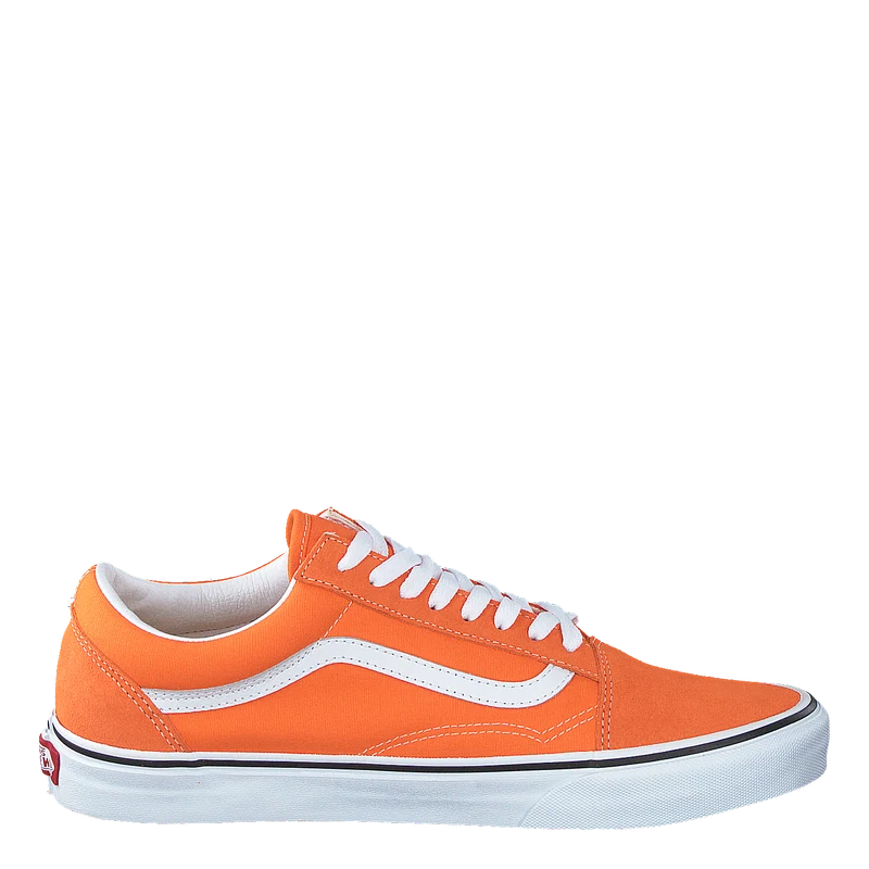 Ua Old Skool Orange Tiger/true White