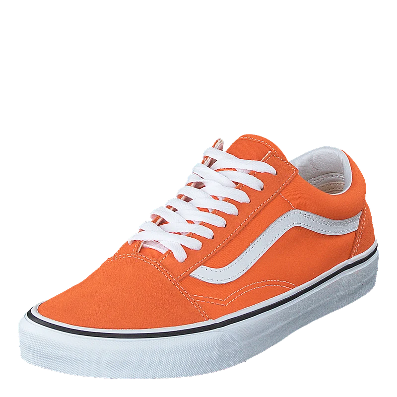 Ua Old Skool Orange Tiger/true White