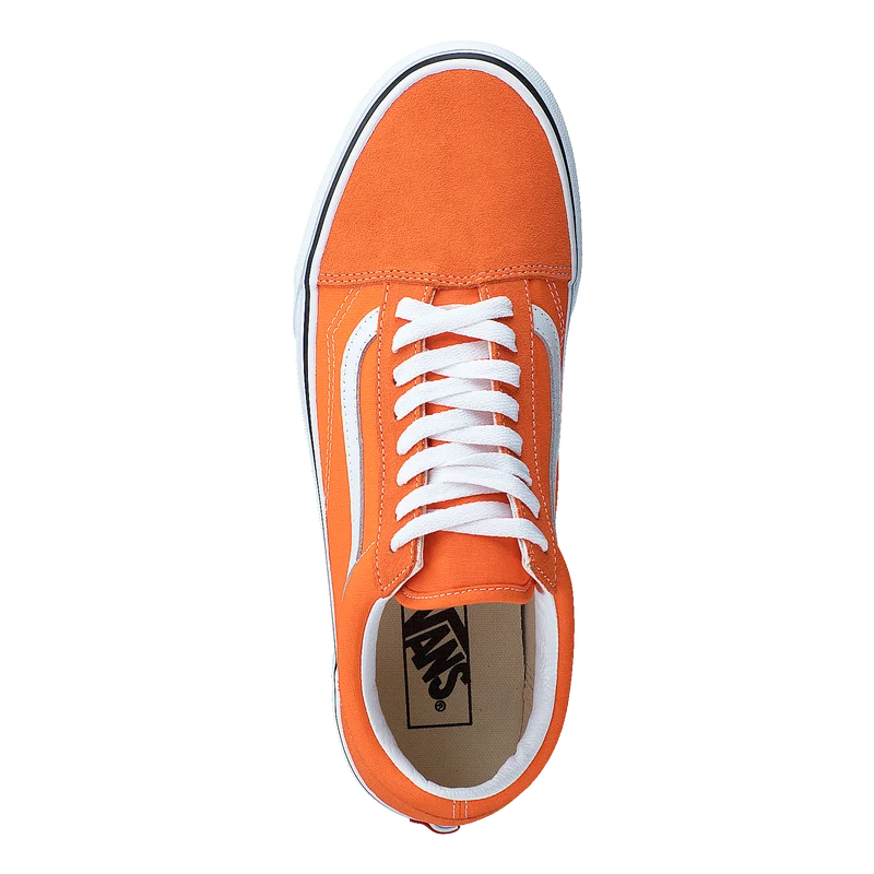 Ua Old Skool Orange Tiger/true White