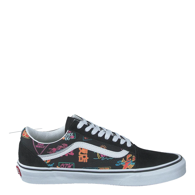 Ua Old Skool (vans Market) Black/neon