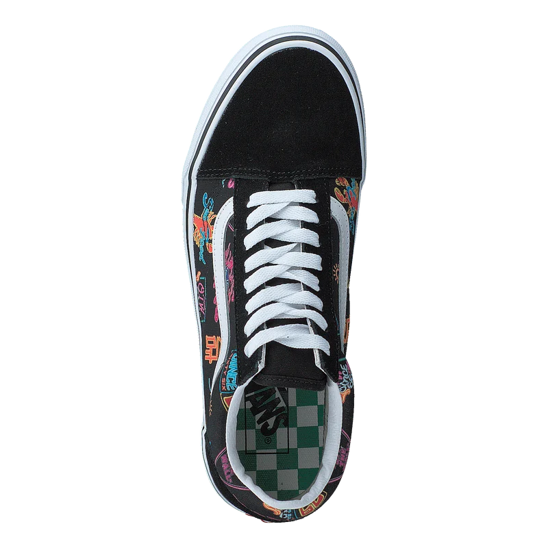 Ua Old Skool (vans Market) Black/neon