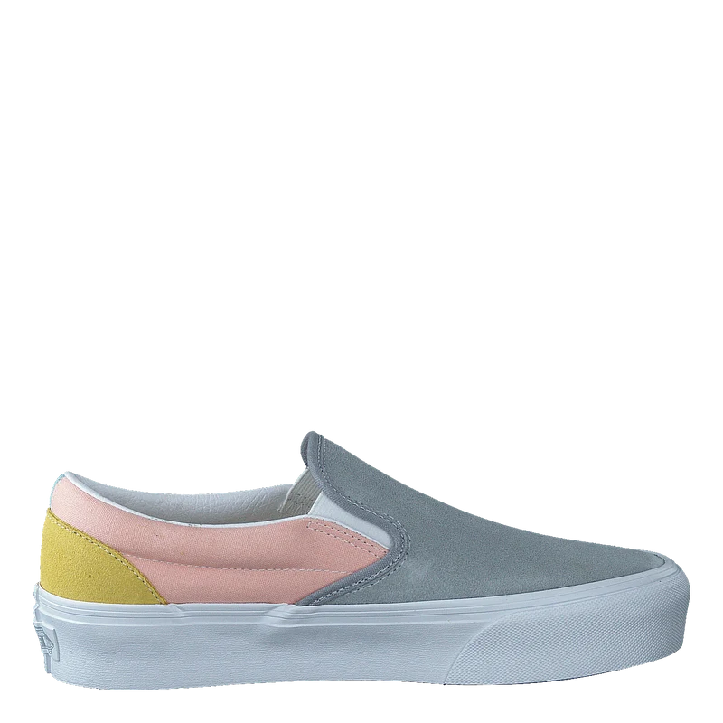 Ua Classic Slip-on Platform (color Block)pastel/trwht
