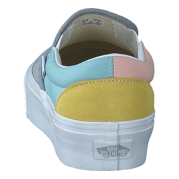 Ua Classic Slip-on Platform (color Block)pastel/trwht