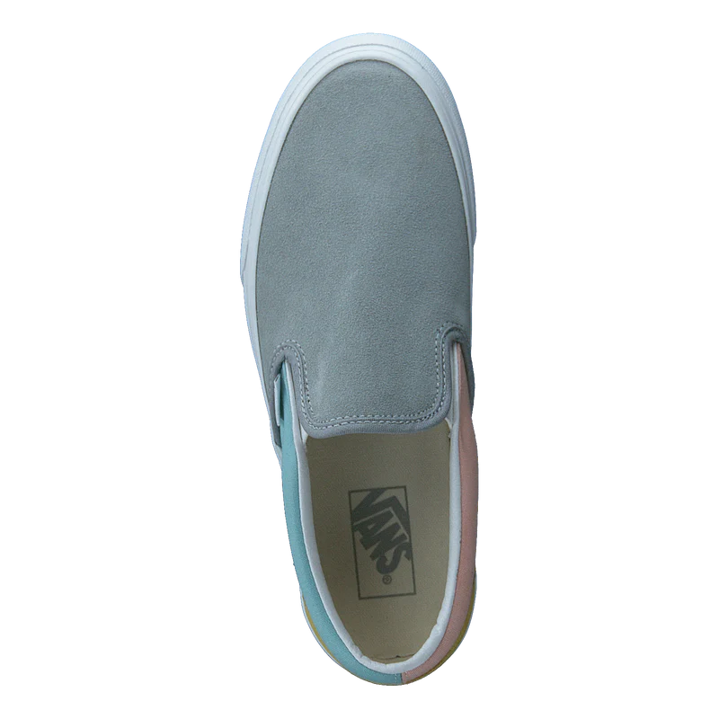 Ua Classic Slip-on Platform (color Block)pastel/trwht