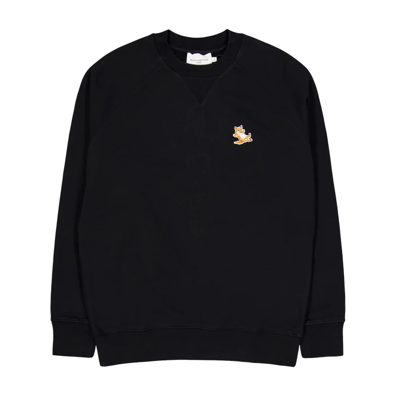 Chillax Fox Patch Classic Swea Black