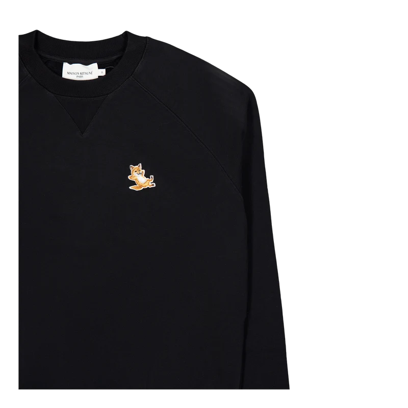 Chillax Fox Patch Classic Swea Black