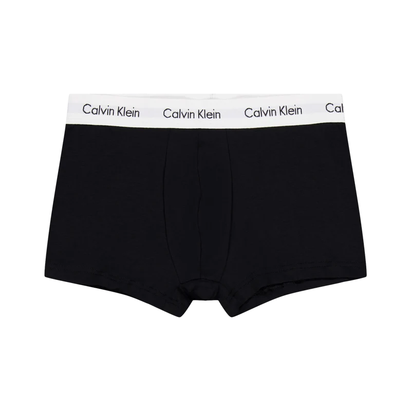 Cotton Stretch 3P Low Rise Trunk Black