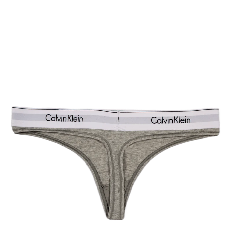 Modern Cotton Thong Grey