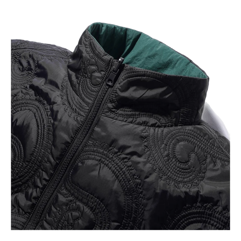 Paisley Reversible Puffer Jack Black