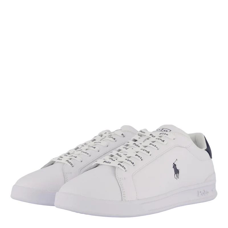 Heritage Court II Leather Sneaker White / Newport Navy PP