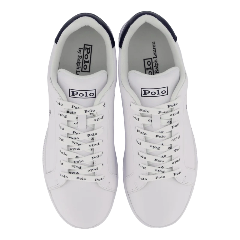 Heritage Court II Leather Sneaker White / Newport Navy PP