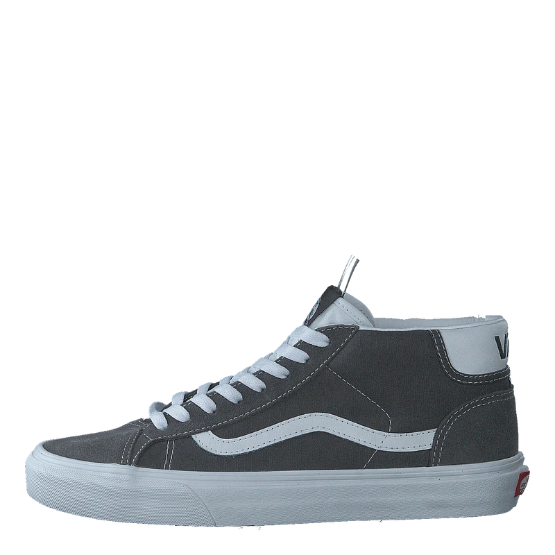 Ua Mid Skool 37 Pewter/true White