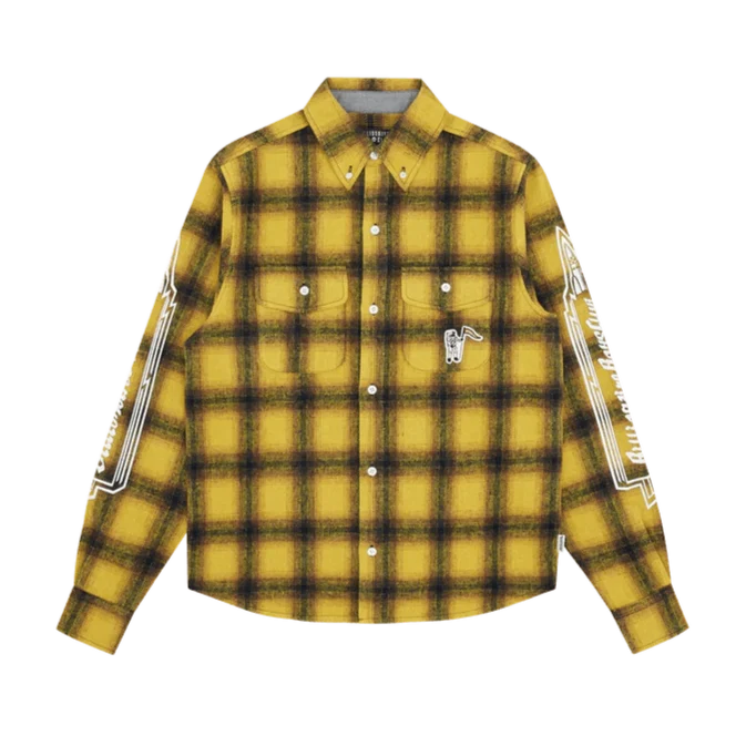 Check L/s Shirt Yellow