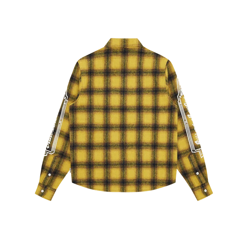 Check L/s Shirt Yellow