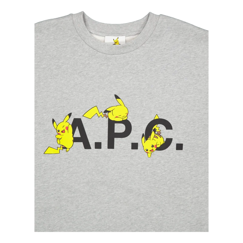 Sweat Pokémon Pikachu H Plb- Gris Clair Chine