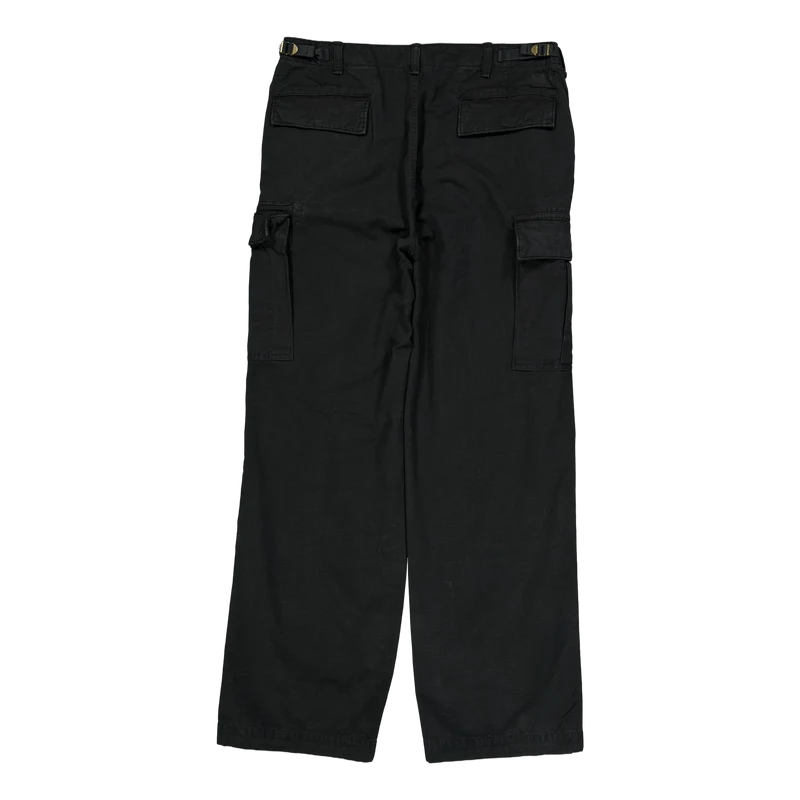 Burroughs Relaxed Fit Ripstop Cargo Pant Polo Black