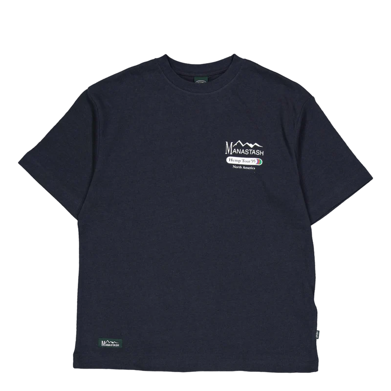 Hemp Tee Tour Blk