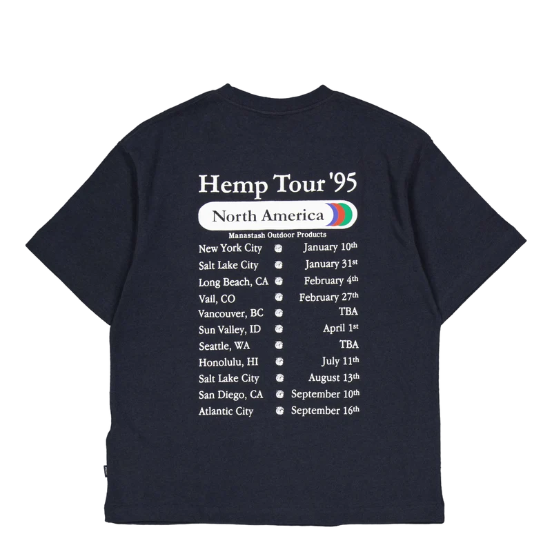 Hemp Tee Tour Blk