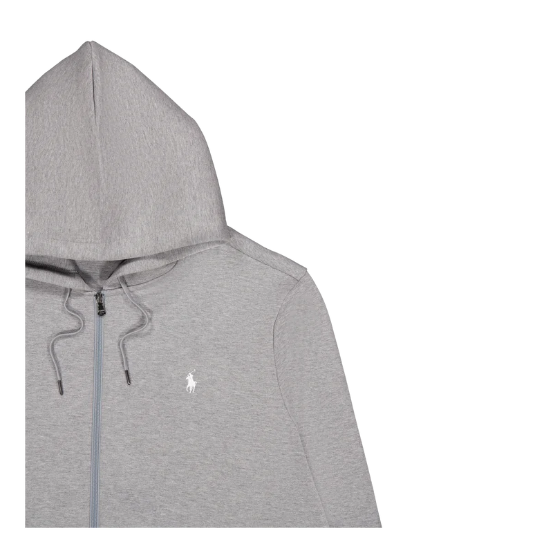 Double-Knit Full-Zip Hoodie Steel Heather