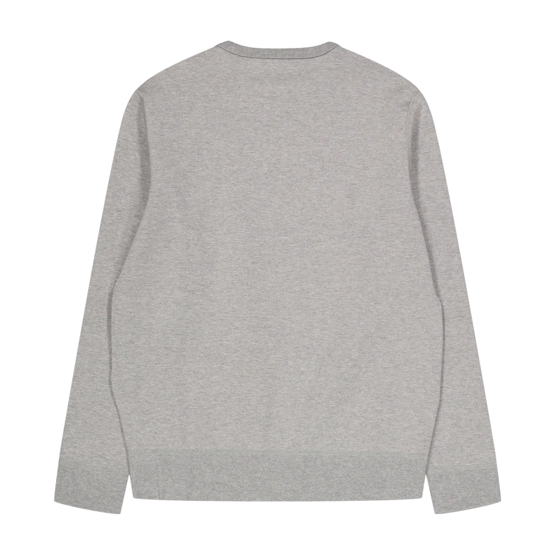 Marled Double-Knit Sweatshirt Steel Heather
