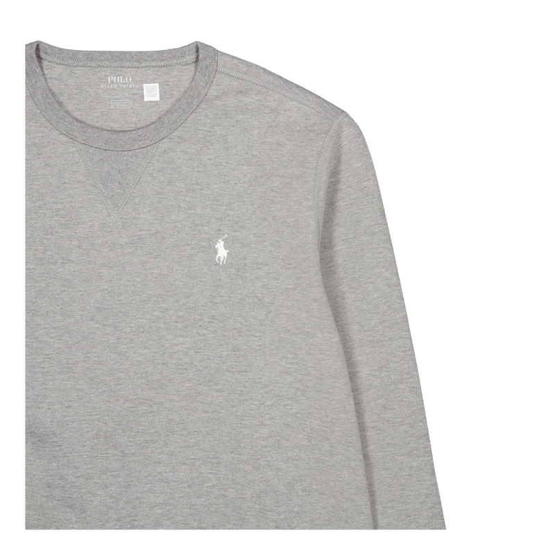 Marled Double-Knit Sweatshirt Steel Heather
