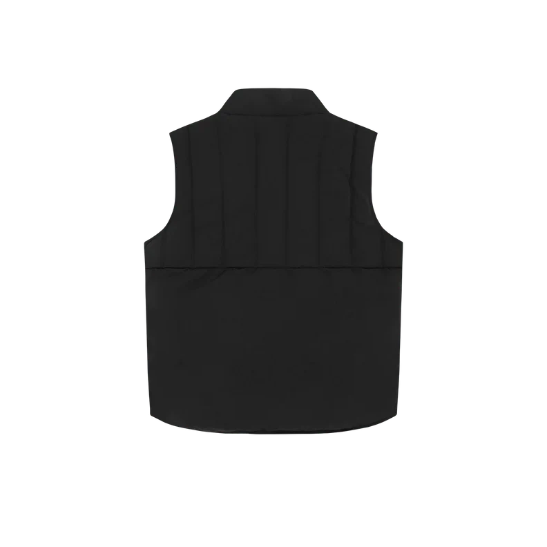 Quilted Down Gilet Black
