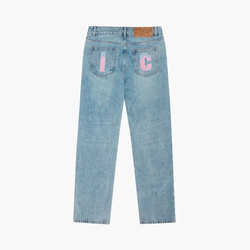 Running Dog Denim Pants Light Blue Wash