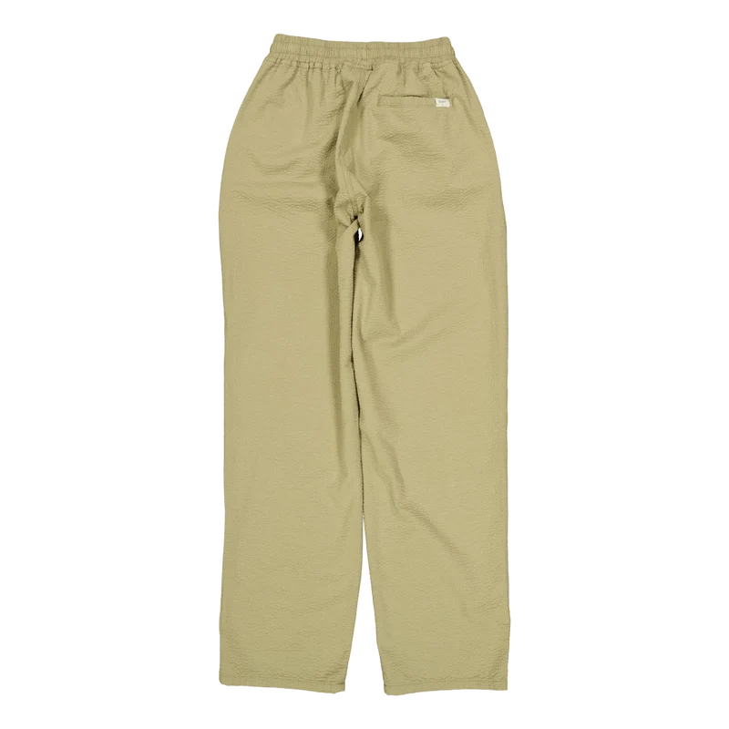 Calm Pants Olive Seersucker