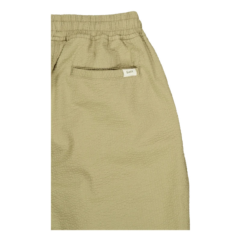 Calm Pants Olive Seersucker