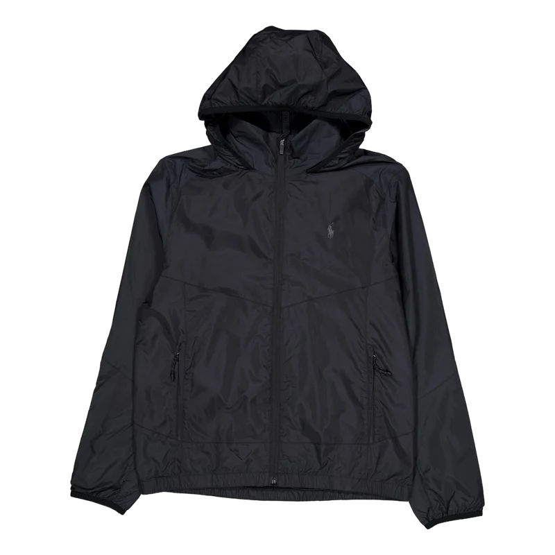 Water-Repellent Ripstop Jacket Polo Black