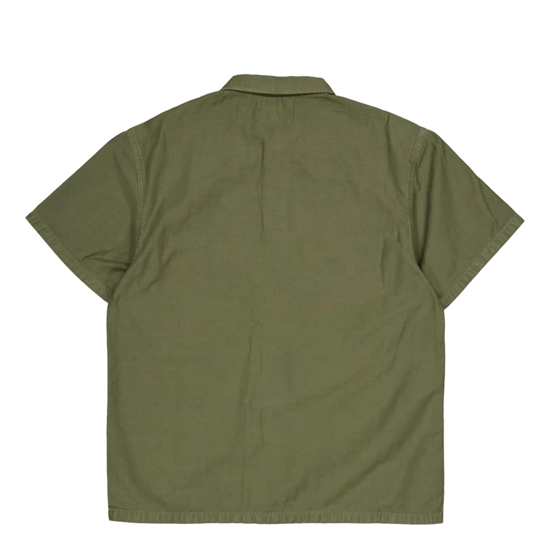 Cpo Short Sleeve Olive Sateen