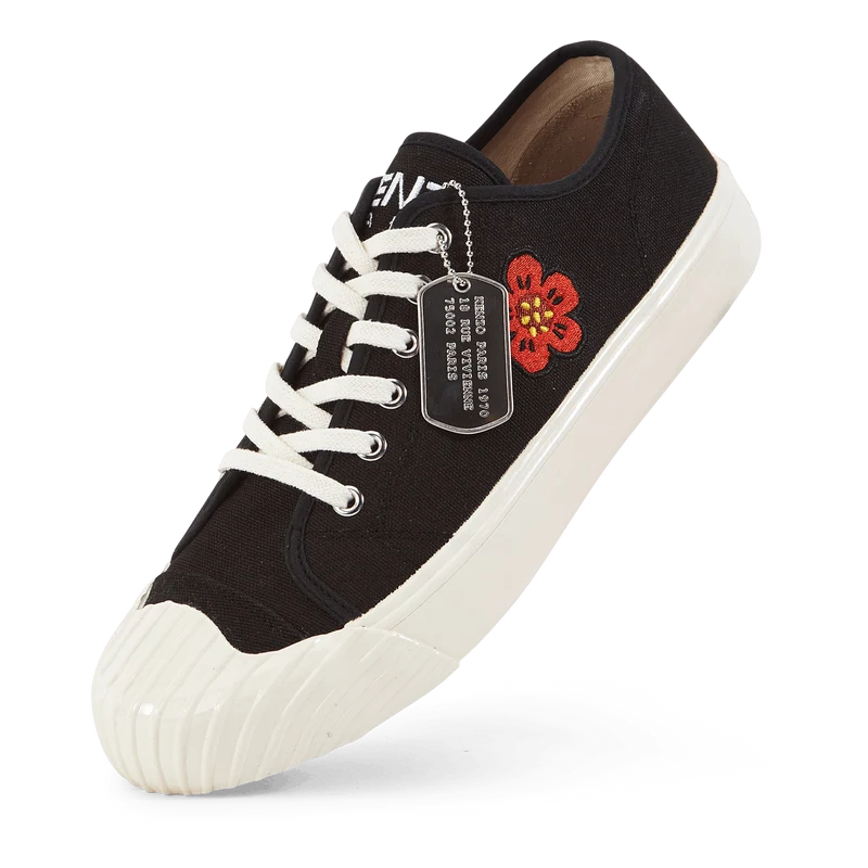 Low Top Sneaker Boke Flower Black