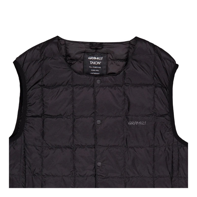 Inner Down Vest Black