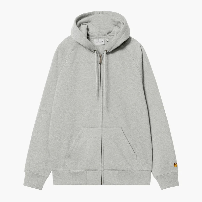 Hooded Chase Jacket Grey Heather / Gold