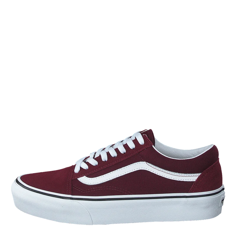 Ua Old Skool Platform Port Royale/true White