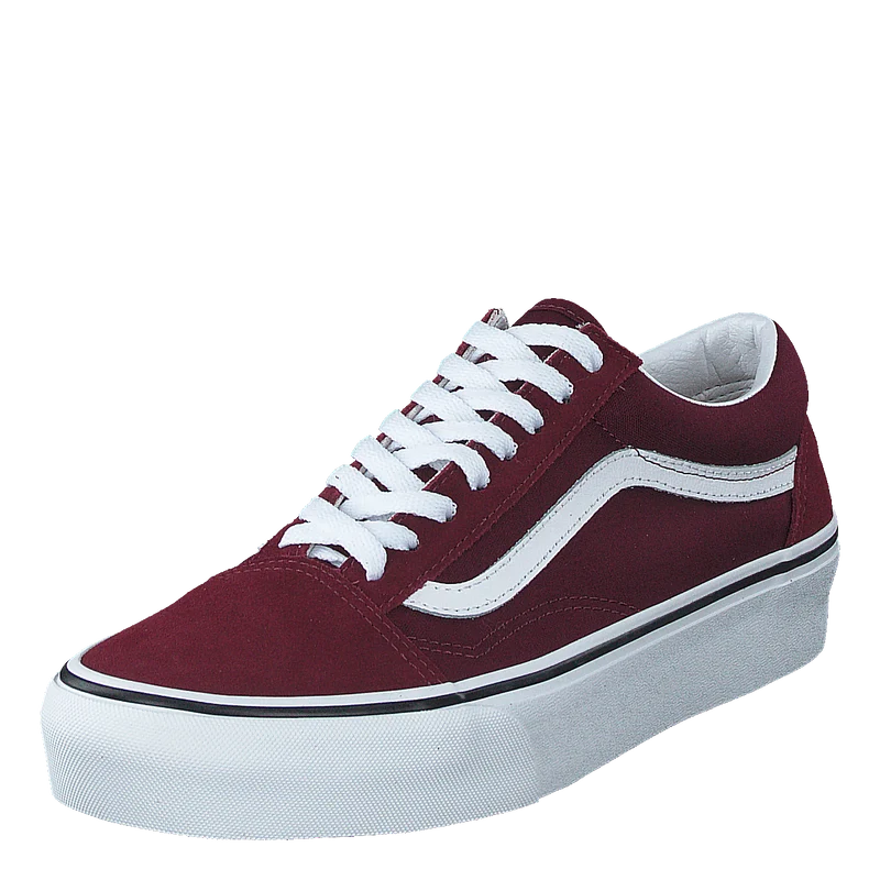 Ua Old Skool Platform Port Royale/true White