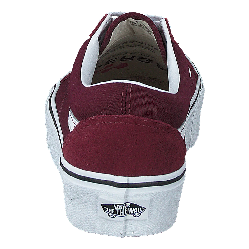 Ua Old Skool Platform Port Royale/true White