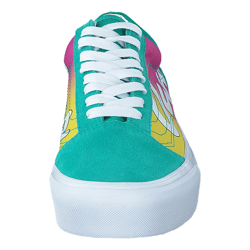 Ua Old Skool Platform (spring Fade)atlantstrwht