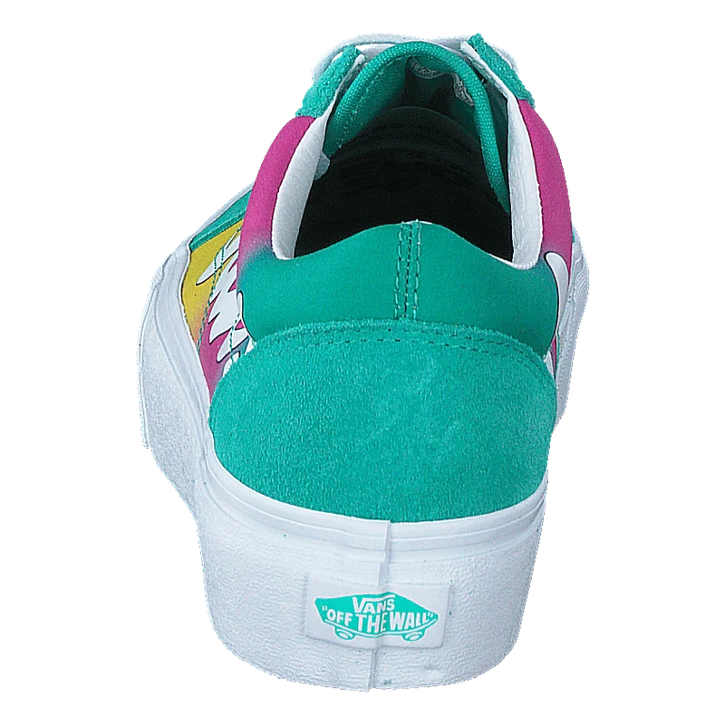 Ua Old Skool Platform (spring Fade)atlantstrwht