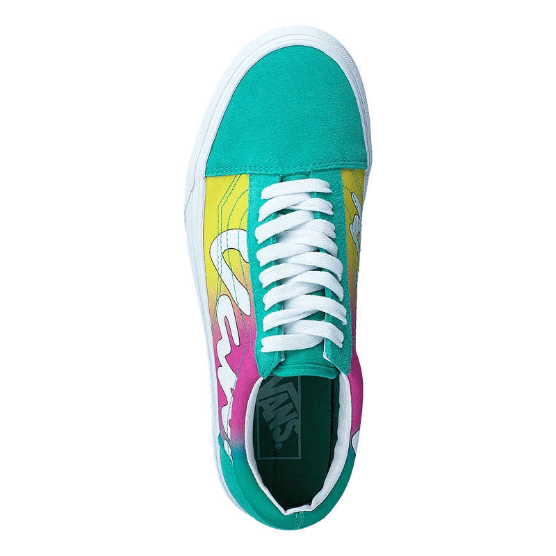 Ua Old Skool Platform (spring Fade)atlantstrwht