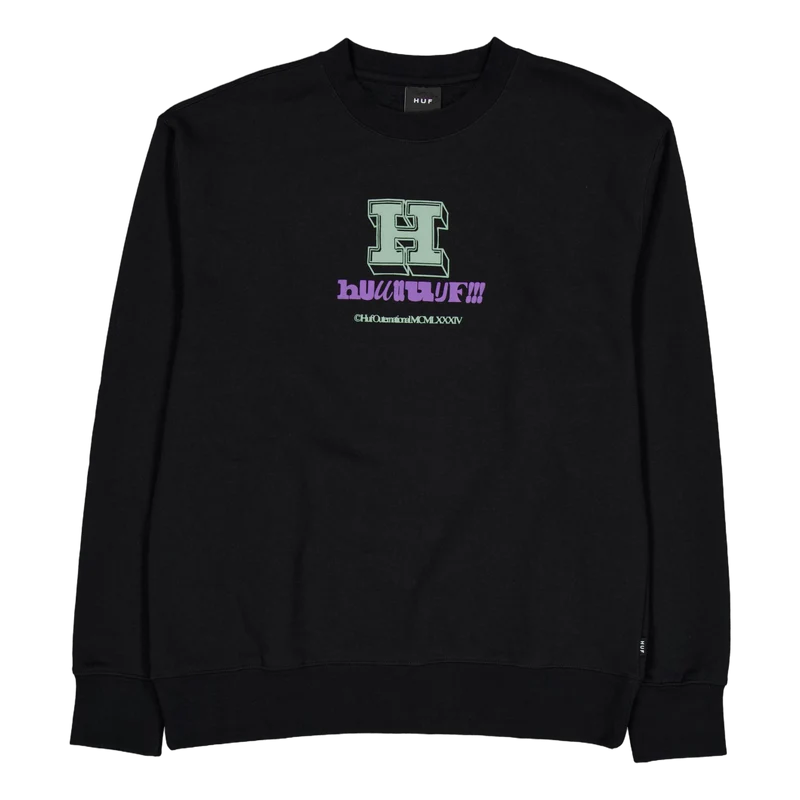 Huuuf! Crewneck Black
