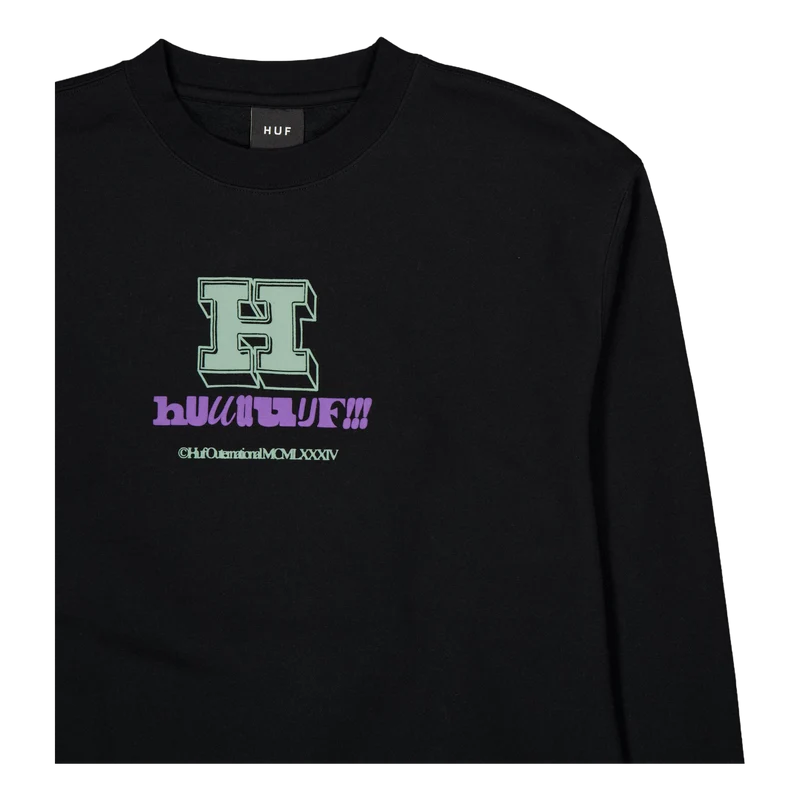 Huuuf! Crewneck Black