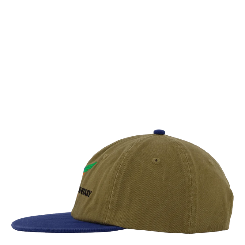 Humming Bird Hat Olive/navy