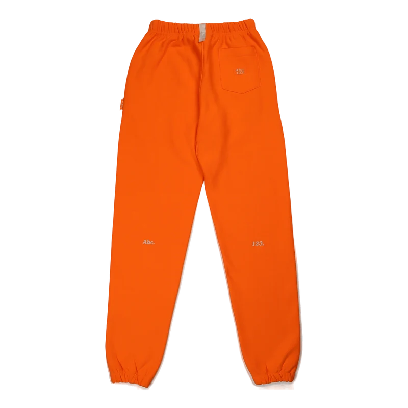 Abc. 123. Sweatpants Carnelian Orange